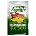 Halls Defense Sugar Free Asst Citrus, 25PK 193879